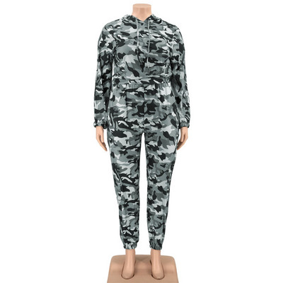 XL-5XL Ținute de toamnă de dimensiuni plus mari, costum de trening pentru femei, îmbrăcăminte 2022, seturi de două piese, ținute pentru femei, treninguri cu mânecă lungă, costume cu pantaloni