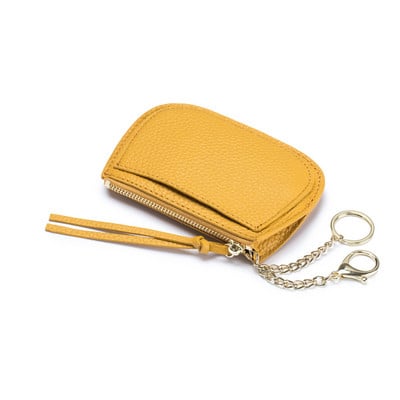 Zero Wallet Δερμάτινο Μίνι Μπρελόκ φερμουάρ Στυλ Κέρμα Αλλαγή Πορτοφολιού Πορτοφόλι Πορτοφόλι Κοριτσίστικο Πορτοφόλι Μικρό πουγκί Carteras Para Mujer