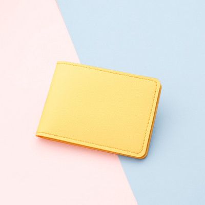 Husă ultrasubțire pentru carduri Rafinat la modă generală Document de conducere Suport de card din piele PU Poșetă pentru permis de conducere de culoare solidă Tarjetero