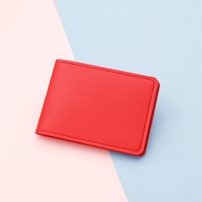 Husă ultrasubțire pentru carduri Rafinat la modă generală Document de conducere Suport de card din piele PU Poșetă pentru permis de conducere de culoare solidă Tarjetero