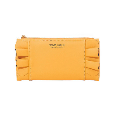 Új női PU bőr hosszú pénztárcák női nagy kapacitású érme pénztárcák több kártya foglalattal cipzáros kuplung Carteras Para Mujer