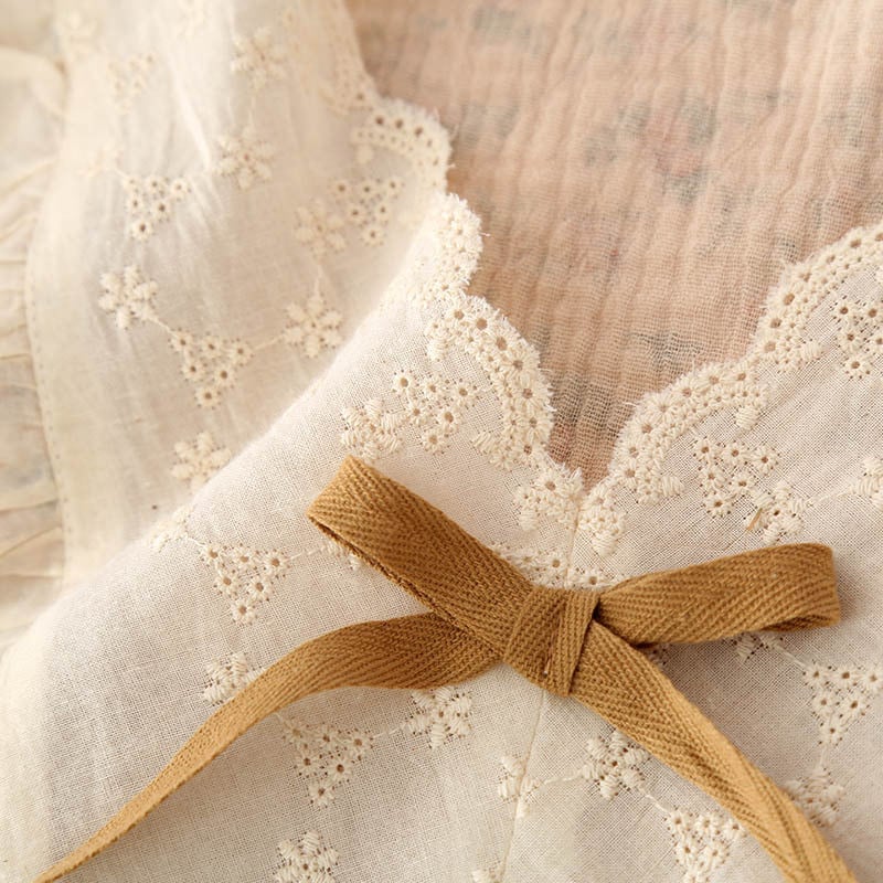 Prantsuse vintage roosi pidžaamad naiste puuvillased koduriided lahtised pikad varrukad Pijama Sexy Mujer V-kaelusega Conjuntos Feminino Elegant