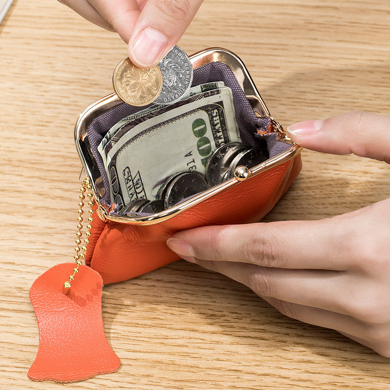 Poșetă de monede vintage pentru femei, , portofele de modă pentru doamne, portofele mici, portofel elegant Monedero Mujer Monederos