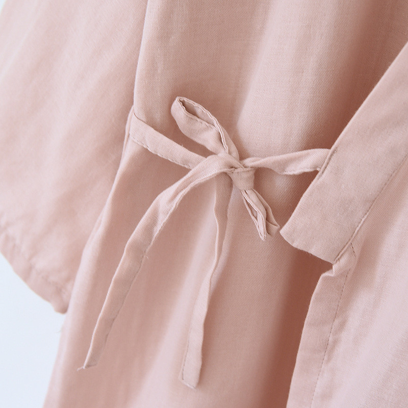 2023 νέα σετ πιτζάμες κιμονό γιαπωνέζικου στιλ γυναικεία άνοιξη και φθινόπωρο 100% βαμβακερή γάζα οικιακά ρούχα χαριτωμένα γλυκά