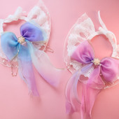 Lemmikloomatarvikud Lemmiklooma kaelarihmad Kassi koerte tikitud pits rinnatükk, vibu kaunistused Ääristega kaelarihm Lemmikloomatarbed kasside riietamise tööriist