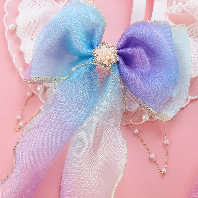 Lemmikloomatarvikud Lemmiklooma kaelarihmad Kassi koerte tikitud pits rinnatükk, vibu kaunistused Ääristega kaelarihm Lemmikloomatarbed kasside riietamise tööriist