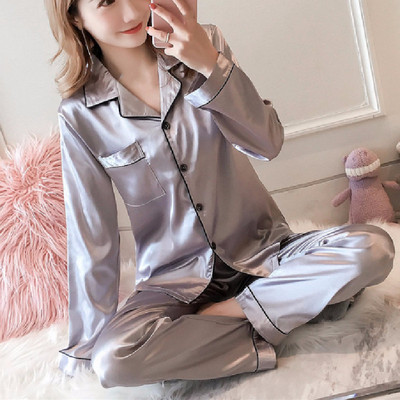 Κορεατικά Γυναικεία Ρούχα Σπίτι 2 τεμαχίων 2023 Νέα μακρυμάνικα Σετ πιτζάμες Casual Loose Soft Sleepwear Loungear Student Pjs 5XL