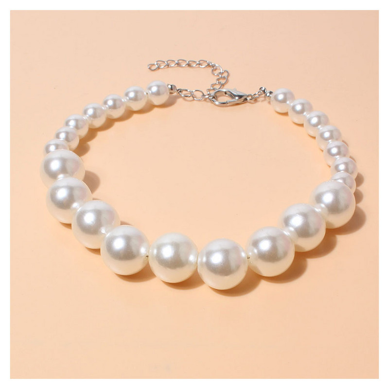 Colier de lux cu perle pentru câini, la modă, pentru petrecerea de nuntă, accesorii de îngrijire, colier reglabil, bijuterii pentru câini de talie mică, pisică