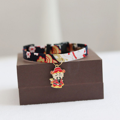 Γιαπωνέζικο Sakura Personalized Dog Choker Ετικέτες Χαραγμένο Glitter Κολάρο κουταβιού γάτας Κρεμαστό γιακά κατοικίδιων Αξεσουάρ κατοικίδιων Πόδι