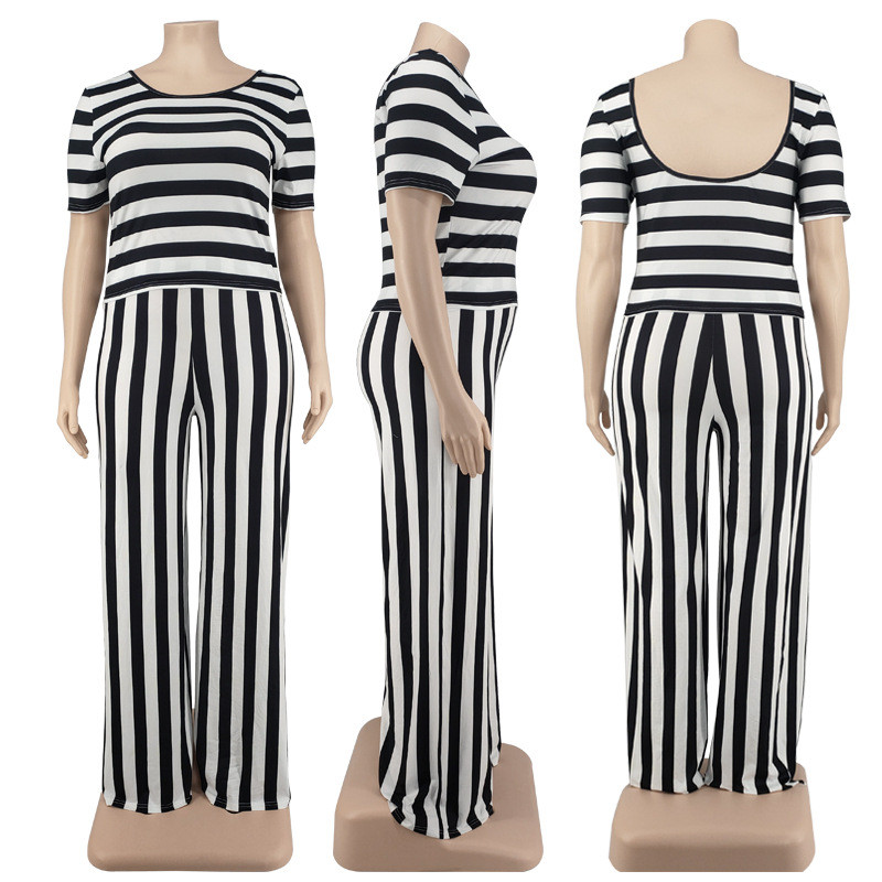 Îmbrăcăminte pentru femei de mărime mare 2022, toamnă, modă nouă, lejer, cu imprimeu, pantaloni cu mânecă scurtă, costum de damă XL-5XL supradimensionat