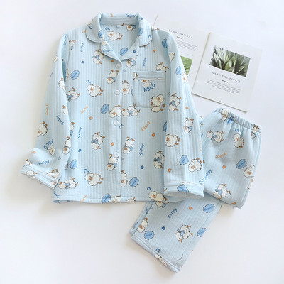 Naiste pidžaama talveflanellist pidžaamakomplekt fliisist pidžaama magamisriided, paksud soojad sametist naiste koduriided, kostüümid, armas, armas pidžaama