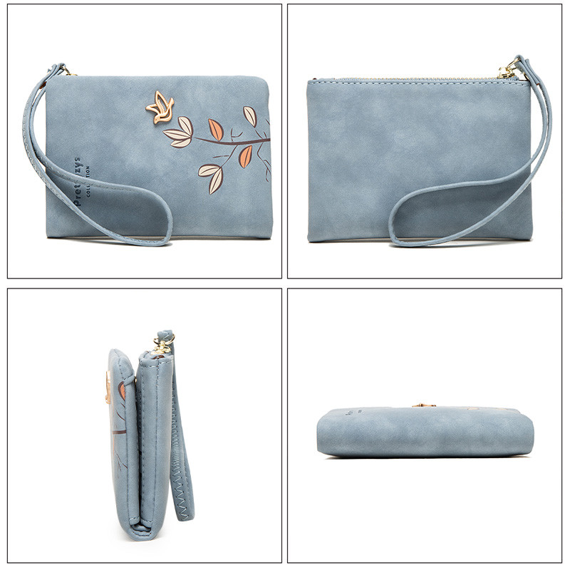 2023, portofel mic, la modă, cu flori proaspete, pentru femei, din piele moale, pentru dama, portofel de designer scurt pentru femei, carteras pentru femei