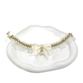 Κολάρο γάτας για σκύλους κατοικίδιων ζώων Χαριτωμένο κολάρο γάτας με φιόγκο με δαντέλα Ρυθμιζόμενο κολιέ γάτας Κοσμήματα με γλυκό λαιμό διακοσμητικά αξεσουάρ για κατοικίδια Προμήθειες για κατοικίδια