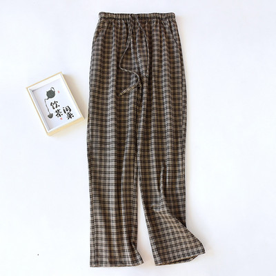 NHKDSASA Βαμβακερές Πυτζάμες Παντελόνι Γυναικεία Υπηρεσία για το Σπίτι Sleepwear Cute Night Loungear Print Sleep Bottoms Φαρδύ παντελόνι Νυχτερινό φόρεμα