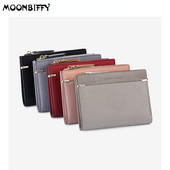 Νέο λεπτό κοντό μικρό φερμουάρ διπλώνει στη μέση Student Women Zero Wallet Πορτοφόλι Απλή κάρτα με φερμουάρ Γυναικεία Porte Monnaie Femme