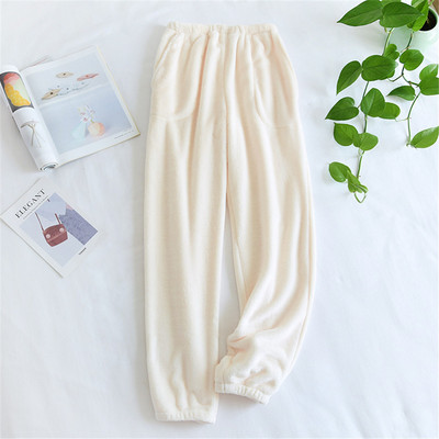 Νέο παντελόνι ύπνου Χοντρό ζεστό γυναικείο παντελόνι Παντελόνι πιτζάμα χειμωνιάτικο φανελένιο για πάτο πιτζάμα Μαλακό ζεστό ζευγάρι Φαρδύ σαλονάκι