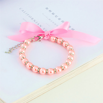 Μόδα κατοικίδιο ζώο γάτα σκύλος με μαργαριτάρι κολάρο για σκύλους καλλωπισμός Ντύσιμο για κοσμήματα πριγκίπισσας σκύλου για μικρούς σκύλους προμήθειες γενεθλίων