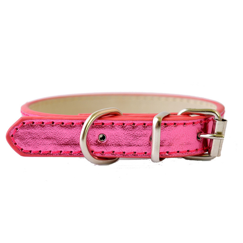 6 Χρώματα Pu Δερμάτινο Κολάρο Σκύλου Προμήθειες κατοικίδιων για μικρά σκυλιά Ρυθμιζόμενη πόρπη για κατοικίδιο κουτάβι σκύλος κολάρο γάτας Μέγεθος XS SM