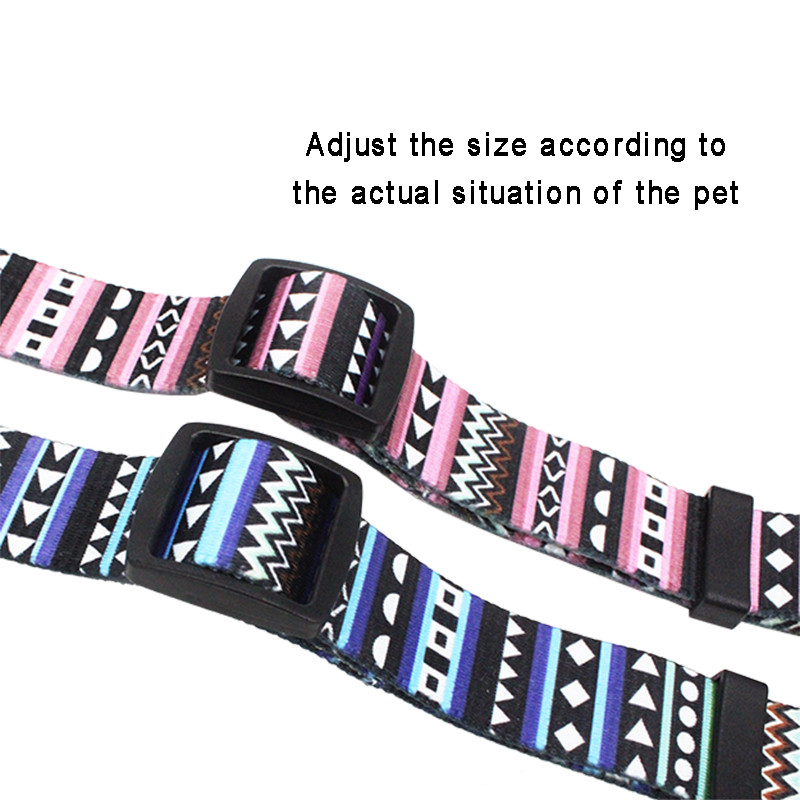 Αποσπώμενο κολάρο σκύλου σε στυλ Bohemia Ρυθμιζόμενο κολιέ από πολυεστέρα για κατοικίδια για μικρά μεγάλα σκυλιά