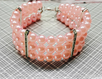 Κοσμήματα φανταχτερών μαργαριταριών 3 σειρών με διαμάντι κολιέ για σκύλους με στρας Bling για γάτες Κοστούμι για φλιτζάνι τσαγιού Yorkie για σκύλους