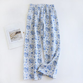 2023 Άνοιξη Καλοκαίρι Γυναικεία Παντελόνια 100% Βαμβακερά Μαλακά Sleep Bottoms Γυναικεία Sleepwear Πυτζάμα Γυναικεία Sweet Pajama Παντελόνια Home Pantalone