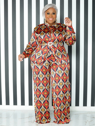 Kompleti dugih rukava za žene, dvodijelni kompleti velikih veličina, ležerni, elegantni kompleti odijela s hlačama i bluzama, veleprodaja Dropshipping