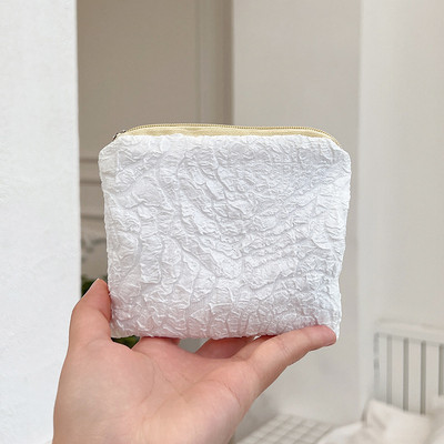 Μίνι φερμουάρ Πορτοφόλι με κέρματα Γυναικεία Χαριτωμένα φλοράλ τσαντάκι συμπλέκτη Τσάντα κραγιόν Τσάντα κλειδί Πορτοφόλι Lady Cotton Ταξιδιωτικό μακιγιάζ Τσάντα αποθήκευσης Monedero