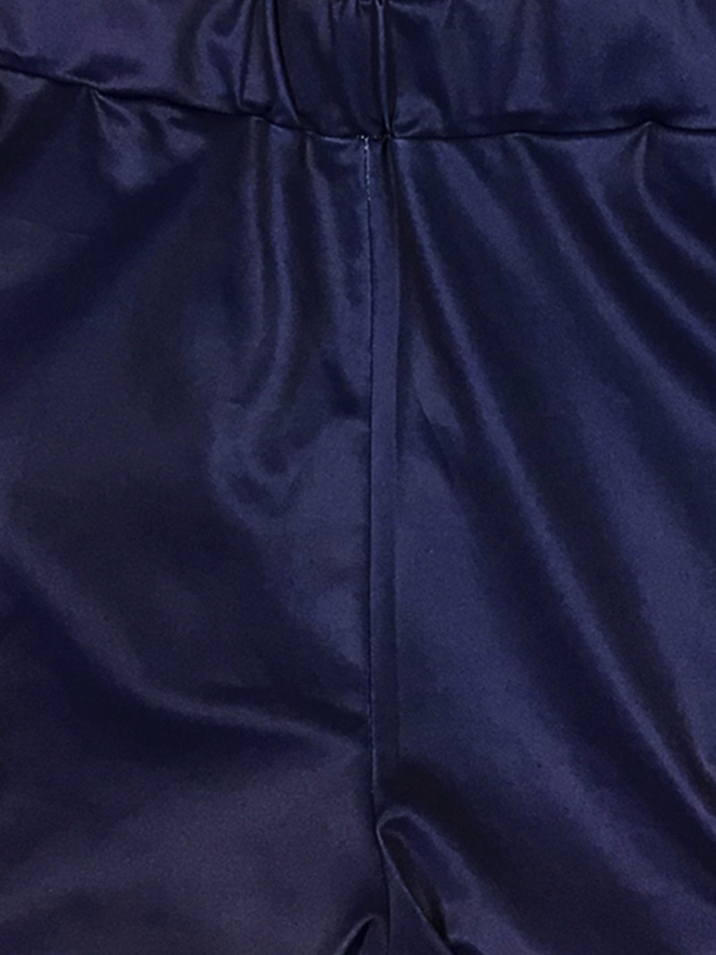 Dámske elegantné nohavice s dlhým rukávom a golierom LW Plus Size, kvetinová potlač, bežný strih