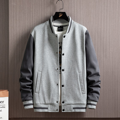 2022. aasta uus meeste pesapallijope, üherealine lapiline vabaaja pesapallivormi mantel, meeste Jaqueta maskuliino pommijakk