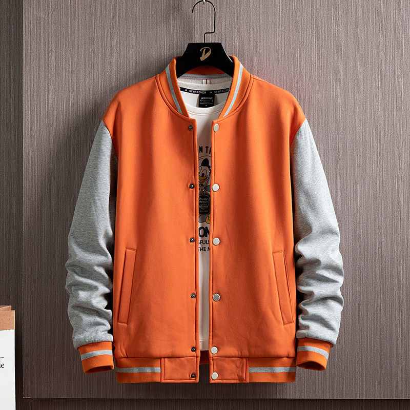 2022. aasta uus meeste pesapallijope, üherealine lapiline vabaaja pesapallivormi mantel, meeste Jaqueta maskuliino pommijakk