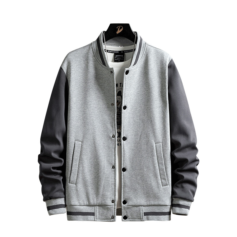 2022. aasta uus meeste pesapallijope, üherealine lapiline vabaaja pesapallivormi mantel, meeste Jaqueta maskuliino pommijakk