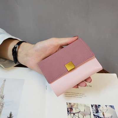 Fashion Ins Portofel cu îmbinare pentru femei Poșetă de monede vintage cu suporturi pentru carduri Portofel mic pentru fete 2023 Portofele scurte pentru femei noi