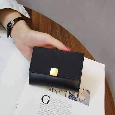 Fashion Ins Portofel cu îmbinare pentru femei Poșetă de monede vintage cu suporturi pentru carduri Portofel mic pentru fete 2023 Portofele scurte pentru femei noi