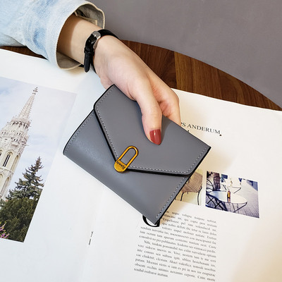 Fashion Ins Portofel cu îmbinare pentru femei Poșetă de monede vintage cu suporturi pentru carduri Portofel mic pentru fete 2023 Portofele scurte pentru femei noi