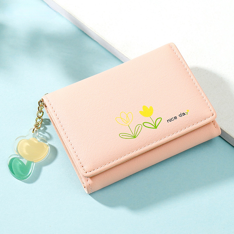 Portofele de designer de marcă, model floral, portofele mici, femei, piele moale PU, mini geantă pentru monede, suport pentru carduri, geantă de modă pentru femei