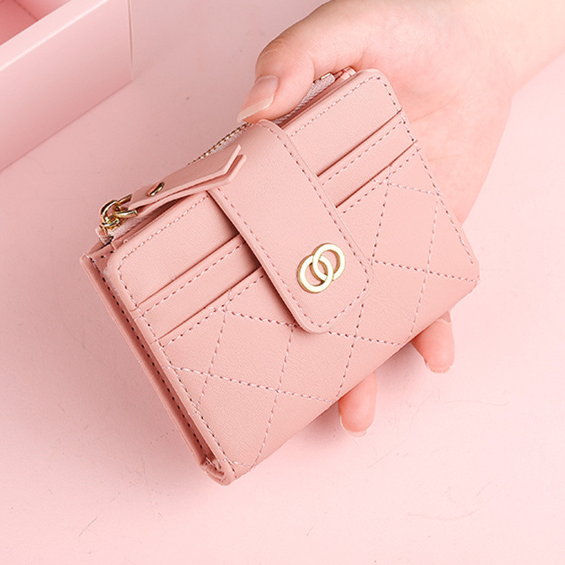 Portofele din piele pentru femei Poșete de designer de lux cu suport de card Geantă drăguță pentru bani cu fermoar Poșetă pentru monede Monederos Para Mujer