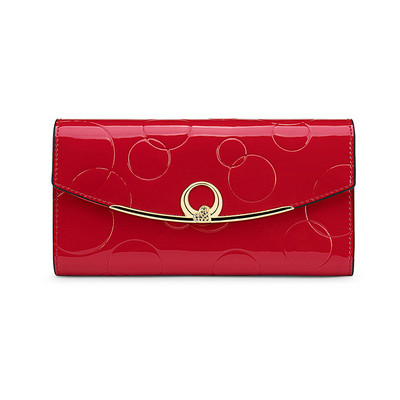 Γυναικεία πορτοφόλια Carteras Para Mujer Μακρύ τσαντάκι για γυναίκες με τσέπη κινητού τηλεφώνου Πολυτελές επώνυμα δερμάτινο πορτοφόλι RFID Protect