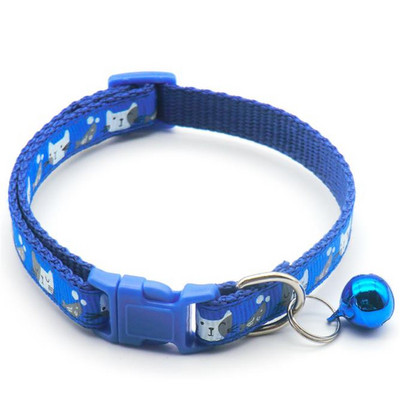 Μόδας γιακάς για κατοικίδια γάτας Πολύχρωμα μοτίβα Ζώα χαριτωμένα ρυθμιζόμενα κολάρα για γάτες Αξεσουάρ για κατοικίδια γατάκια DIY