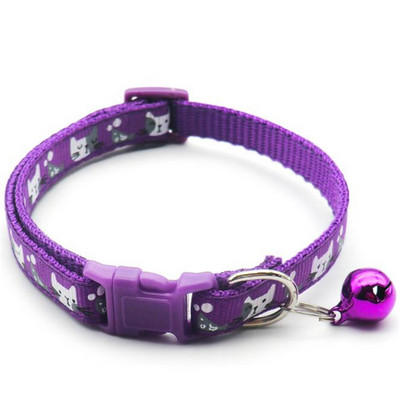 Μόδας γιακάς για κατοικίδια γάτας Πολύχρωμα μοτίβα Ζώα χαριτωμένα ρυθμιζόμενα κολάρα για γάτες Αξεσουάρ για κατοικίδια γατάκια DIY