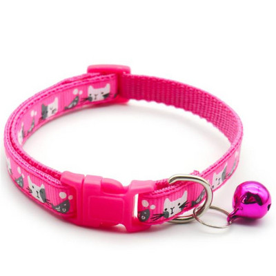 Μόδας γιακάς για κατοικίδια γάτας Πολύχρωμα μοτίβα Ζώα χαριτωμένα ρυθμιζόμενα κολάρα για γάτες Αξεσουάρ για κατοικίδια γατάκια DIY