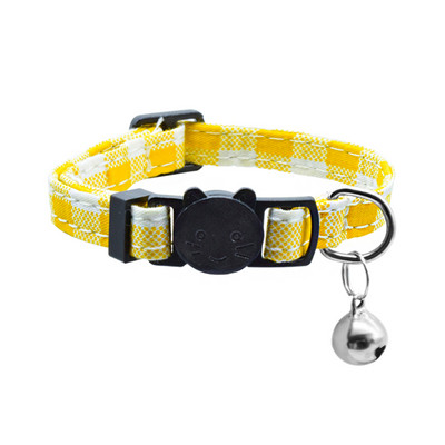 Υπέροχο παπιγιόν με κόμπο γιακά γάτα Κουδούνι ασφαλείας ρυθμιζόμενο κολιέ για γάτα Χαριτωμένο τύπωμα παπιγιόν Αξεσουάρ για κατοικίδια γατούλα για γατάκια