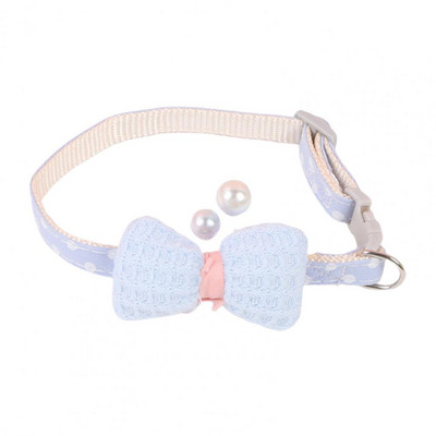 Guler pentru pisică pentru animale de companie Guler cu papion Design cu nod cu fundă confortabil la atingere, reglabil pentru acasă