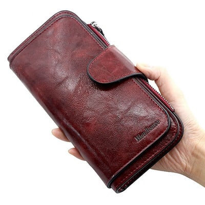 Women`s wallet made  Wallets Three fold VINTAGE Womens purses mobile phone Purse Female Coin Purse Carteira Feminina