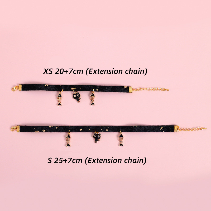 Κολιέ SM Velvet Bronzing Star Ρυθμιζόμενο Κολιέ για γάτες Κουτάβι Ψαροκόκαλο/Νιφάδα Χιονιού/Κάλαρο Starry Sky Κομψά κατοικίδια Αξεσουάρ