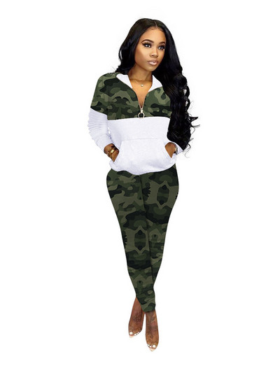 Σετ 4xl Plus Size για γυναικείες στολές Μακρυμάνικο μπλουζάκι και παντελόνι Σετ φόρμας δύο τεμαχίων Χονδρική μαζική αποστολή