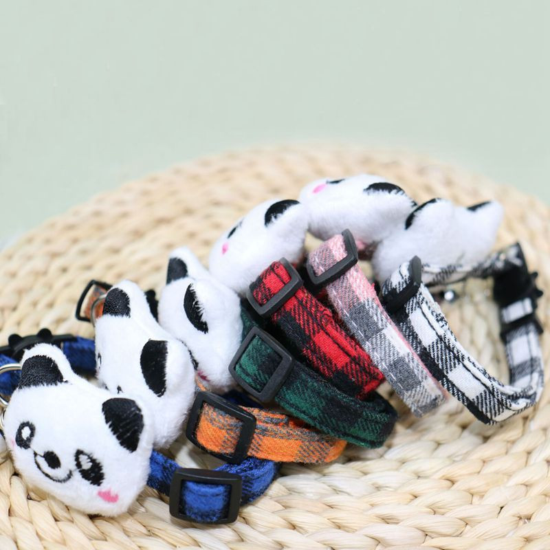 Γρήγορη απελευθέρωση Χαριτωμένο παπιγιόν αποσχισμένο γιακά γάτα πόρπη ασφαλείας Cartoon Panda Cat Kitty Puppy Chihuahua γραβάτα