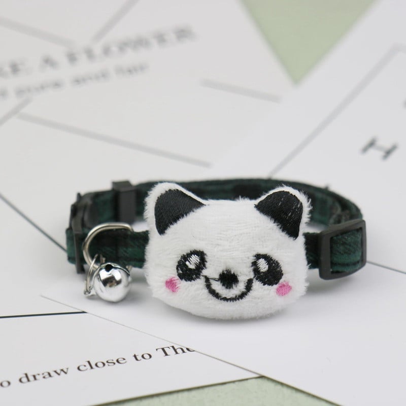 Γρήγορη απελευθέρωση Χαριτωμένο παπιγιόν αποσχισμένο γιακά γάτα πόρπη ασφαλείας Cartoon Panda Cat Kitty Puppy Chihuahua γραβάτα