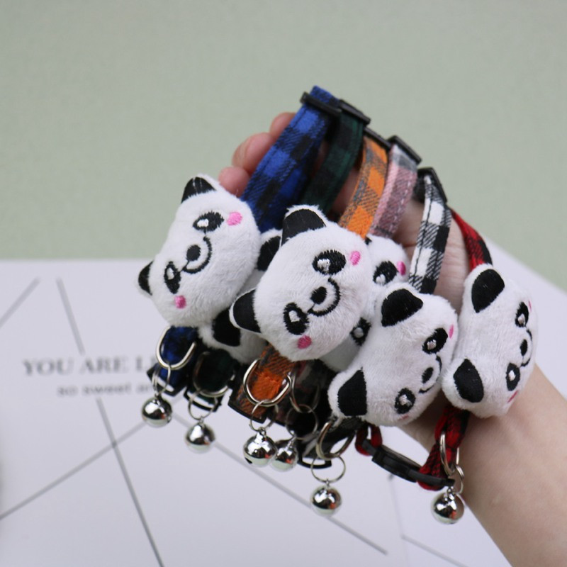 Γρήγορη απελευθέρωση Χαριτωμένο παπιγιόν αποσχισμένο γιακά γάτα πόρπη ασφαλείας Cartoon Panda Cat Kitty Puppy Chihuahua γραβάτα