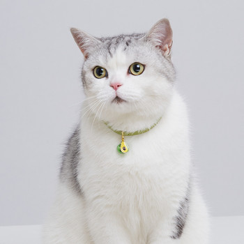 Котешка яка Масивна украса за котешка шия Малка котка Бижута Колие с камбанка за домашни любимци