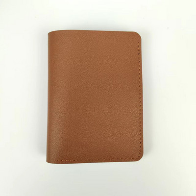 Uus ühevärviline läikiv väike rahakott naistele Lühike lihtne naiste rahakott nööpidega Juhiluba Krediitkaardi kaardikott